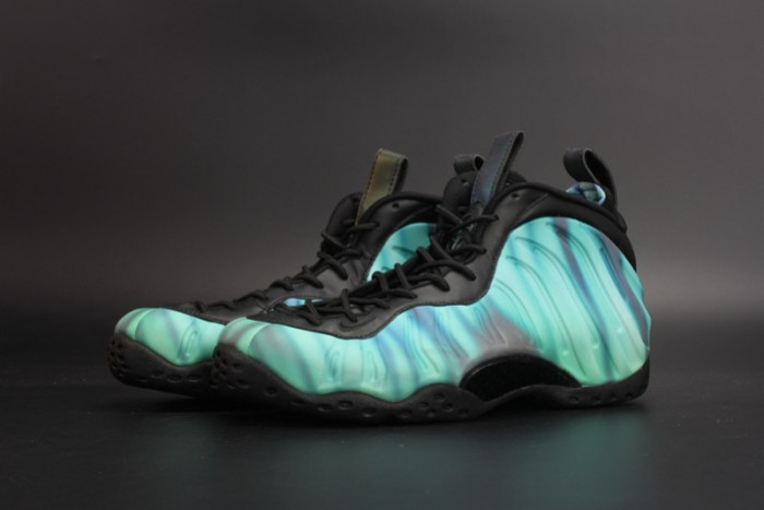 Nike Air Foamposite One “Northern Lights” Black/Green mens 840559-001